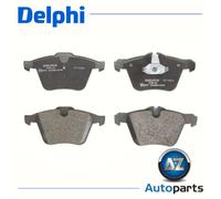 Delphi Brake Pads Set Front With Anti-Squeak Plate Fits Jaguar F-Type XF XJ