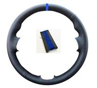 For Jaguar XJ XEL F-PACE XFL E-PACEXF Hand Sewing Car Steering Wheel Cover Trim(Blue)