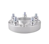 For Jaguar XJ XF XK S-TYPE PoleStar M12x1.5 1 Piece Wheel Spacer Adapter PCD 5x108 CB 63.4 Hub Centric Wheel Spacers(Silver 15mm)