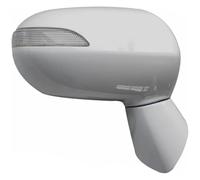 For Jazz 2005-2008 Gd1 Gd3 For City 2007 2008 Gd6 Gd8 Car Exterior Mirrors Electrically Adjustable Turn Signals Auto Electric Mirrors(White-Right(Driver Side))
