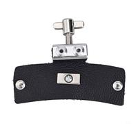 for jazz Drum Leather Mute Pad, Reusable Silencing Sticker for Better Tone Control, Washable Overtone Stopper for Beginners and for pros(Black Small)