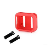 For JBL For Go 4 Shockproof Silicone Speaker Case with Portable Design and Secure Mounting Strap for Active Lifestyles (Red)