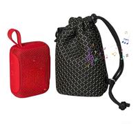 For JBL Go 5 Mesh Storage Sleeve with Air-Permeable Texture for Sustained Audio Functionality and Hassle-Free Mobility Support