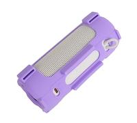For JBL Grip, Bluetooth Speaker Silicone Protective Case Shockproof Anti Scratch Protective Cover, Speaker GRIP Solid Color Soft Shell with Shoulder Strap (Purple)