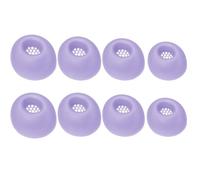 For JBL Live Buds 3 Ear Tips Replacement Silicone Ear Cups For Live Beam 3 Bluetooth Earphone Ear Caps Accessories Set of 4 pieces (Purple)