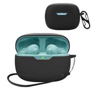 For JBL WAVE BEAM 2 Case [HVUYAL] Lightweight Anti-Scratch Dustproof Scratchproof Soft Silica Gel Sport Cool Design Shock Absorption Slim Soft Case Cover Drop Protection (Black)