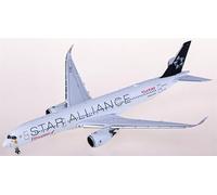 for JC Wings for Ethiopian Airlines for Airbus A350-900XWB ET-AYN Star Alliance Flaps Down 1:400 Aircraft Pre-built Model