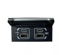 for Jeep Cherokee Wrangler Gladiator USB Media Hub 68271567AB - Uconnect Port Replacement for 2018-2021 Models | Replaces 68453787AA 68271567AA