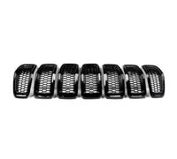 For Jeep For Cherokee 2014 2015 2016 2017 2018 Front Bumper Lower Bottom Grille Insert Honeycomb Mesh(Black)