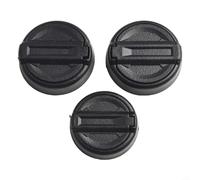 for Jeep for Gladiator for jt Keyhole Sticker Set Black ABS Plastic | for heavy-duty ABS material, wear-resistant, non-deformed, precise 4.5cm fit, direct installation