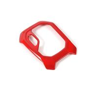 For Jeep For Renegade 2016 2017 2018 2019 2020 Up Interior Accessories Car Gear Shift Panel Decoration Trim Frame Cover Car Trim Interior(A Red)