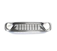 For Jeep For Renegade 2016 2017 2018 Front Upper Bumper Mesh Grille Style Body Kit Car Accessories Carbon Fiber Style Car Front Grill(Carbon Look)
