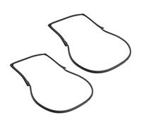 for Jeep for Wrangle JK 2007-2017 2pcs Front Door Weatherstrip Gasket Seal Door Sealing Strip WEFOLEN