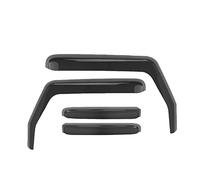For Jeep For Wrangler 4-door JK 2007-2018 Side Window Sun Visor Wind Rain Deflector Exterior Weather Shield Shelters Guard 4Pcs Door Sun Visors