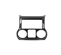 For Jeep For Wrangler For JK 2011-2017 Center Console Air Conditioning Switch Panel Decoration Cover Trim Interior Mouldings Air Condition Vent Cover(Carbon Fiber Look B)