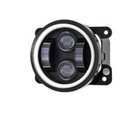 For Jeep For Wrangler For Unlimited JK For 4inch Car Fog Lamp Good And Low Beam Warning Waterproof LED Round Lamps 50000h Life Time Driving Lamp Fog Light(1pc)