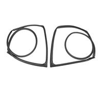 for Jeep for Wrangler JK 2007-2018 2pcs Front Door Seal Trim Driver&Passenger Side Door Sealing Strip 55395274AW 55395275AW WEFOLEN