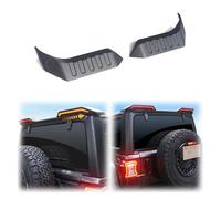 For Jeep For Wrangler JK JL 2007-2020 2021 2022 2023 Car Rear Roof Light Spoiler Tail Side Splitter Top Wing Lip Led Lamp Car Tail Wing Rear Spoiler(A)