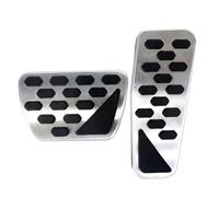For Jeep For Wrangler JL 2018 2019 For JK JKU 2007-2017 Stainless Steel Car Accelerator Pedal Brake Pedals Brake Clutch Pedal(A)