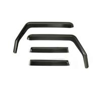 For Jeep For Wrangler JL 2018-2022/JK 2007-2018 Car Side Window Wind Deflectors Vent Visors Sun Wind Rain Shield(Black JK 07-18 4 door)