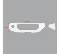 For Jeep For Wrangler JL For Gladiator JT 2018-2023 Car Air Conditioning Control Panel Cover Interior Trim(White)