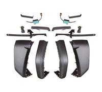 For Jeep For Wrangler JL JL1164 2018+ High Wheel Eyebrow Fender Flares Widening With White And Yellow Light 4pcs Flares Eyebrow Protector