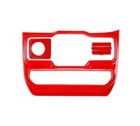 For Jeep For Wrangler JL JT For Gladiator 2018-2025 Car Control Panel Air Conditioner Window Button Decoration Cover Sticker Interior Decoration(Red)