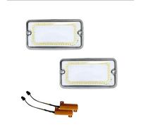 For Jeep For Wrangler TJ 1997-2006 4pcs Car Fender Side Marker Lights Bumper Yellow Amber Turn Signal Lamps Kit 55155629AC 55155628AC (2pc Front Bumper)