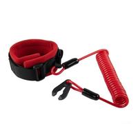 for Jet Ski Lanyard Safety Tether Cord Compatible with for kawasaki JS JS550 JS750 - Long-lasting Nylon PC Rubber Material - Stop Switch Replacement Part