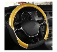 For Jetta 6 2017 2018 2019 For Santana 2016 Auto Accesorioss D Shape Steering Wheel Cover Car Steering Wheel Cover(Yellow)