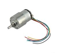 For JGB37 520 DC12V Gear Motor with Encoder, Metal Gear Reduction Motor with AB Phase Output for Use in Household and Industrial Applications (37RPM)