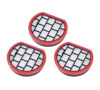 For JIGOO C500 Vacuum Cleaner Washable HEPA Filter Replacement Reusable Filtration Element with Plastic Support and High Efficiency Filter Paper Media (3 PACK)