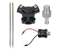 For JPC7 Portable Shortwave Antenna for HF Radio 14M 50M V Type Antenna with 1 1 Balancer and Two 5 28M Rod Antennas