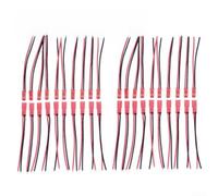 For JST SM 2 Pin Set 40-Piece 22AWG Cable 100 mm for LED Model Making Electronics Connection