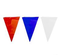 For Jubilee Flags 18M Decorative Bunting Red White Blue Banner for Community Celebrations