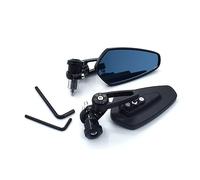 For K&awasaki ER-6N ZX-6R ZX-10R ZX-14/R Z300 Z800 Z900 Z1000 Universal 7/8" 22mm Motorcycle Handlebar Aluminum Rear View Mirrors Compatible Parts(Black)