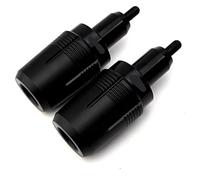 For K&awasaki For Ninja 400 Z400 2018-2023 Motorbike CNC Aluminum Anti-collision Pad Frame Slider Protective Cover Frame Sliders Crash Protector(Black)
