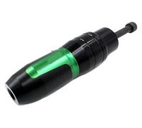 For K&awasaki For NINJA ZZR1400 ZX14R GTR1400 Motorbike Accessory Falling Protection Exhaust Slider Crash Pad Protector Motorcycle Exhaust Frame Sliders(1 Piece of Green)