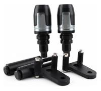 For K&awasaki For NINJA400 Z400 2018-2021 Motorcycle Falling Protection Frame Slider Fairing Guard Crash Pad Protector Frame Sliders Crash Protector(Titanium a)