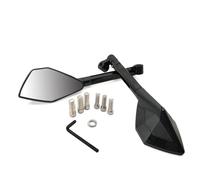For K&awasaki KLX125 KX 65 85 100 125 250 250F 450F Motorcycle Mirrors Moto Rearview Mirrors Side Mirrors Accessories(Black)