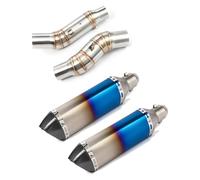 For K&awasaki Z1000 Z1000SX Z1000R 2010-2020 Motorcycle Full System Muffler Escape Middle Link Round Slip On Exhaust Pipe Motorbike Muffler Exhaust(4)