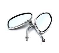 For K&awasaki Z125 Z250 Z300 Z750 / R Z800 Z900 Z1000 Z750S Z1000SX ER-6N ER-6F Universal Motorcycle 10mm Oval Rear View Mirrors Compatible Parts