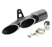 For K&awasaki Z900 ZX6R Motorcycle Muffler Double Down Slip-On Exhaust Escape Exhaust Pipe Motorcycle Exhaust Muffler System(1)