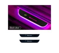 (For K-IA, Back Door - 2Pcs) 4/2 Pcs Customized Car Door Sill illuminated Light logo Projector Lamp