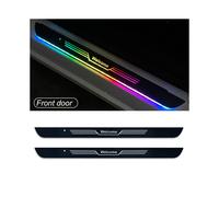 (For K-IA, Front - A - 2Pcs) 4/2 Pcs Customized Car Door Sill illuminated Light logo Projector Lamp