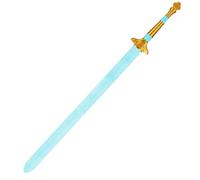 For K-pop Demon Hunters for Huntrix Rumi Cosplay Sword, 44.5" Luminous Blade Prop, Blue Halloween Costume Accessory, Easy-to-Assemble Anime Convention & Display Piece