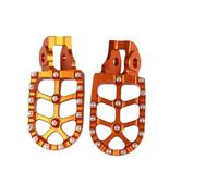 For K&-T&-M 125-300XC 250-450XC-F 125-530 EXC/EXC-F 250SX 2016-2023 Motorcycle Foot Pegs Rests Non-Slip Footpegs Off-road Pedals Pedal bracket(Orange)