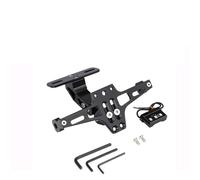 For K&T&M Du&ke 200 All Years Motorcycle Rear License Plate Mount Holder With Turn Signal Lights(Black)