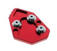 For K1200S K1200R 2005 2006 2007 2008 For K1300S K1300R 2009-2014 Kickstand Side Stand Plate Pad Base Motorcycle parts(Red)