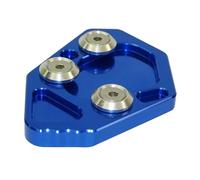 For K1300R 2009 2010 2011 2012 2013 2014 Motorcycle Kickstand Foot Side Stand Extension Pad Support Plate Reduces the risk of tilting(Blu)